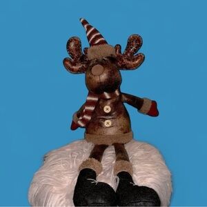 Christmas Stuffed Reindeer Decoration Decor